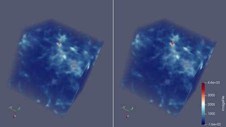 Super resolution temperature