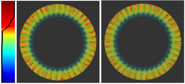 Turbine -- left original, right proxy